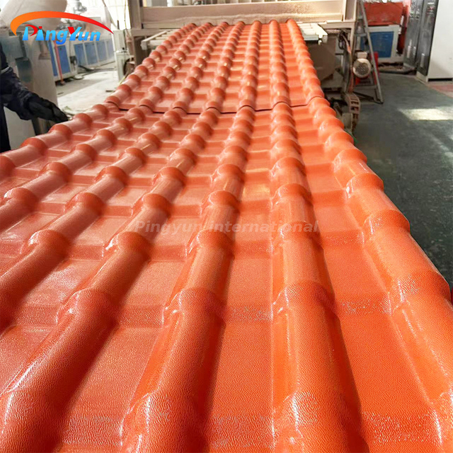 Heavy Duty PVC Roof Sheet, Edging Roof Tile PINGYUN