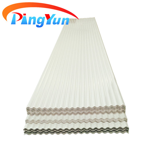 Cheaper samll wave pvc plastic roof tile South America asa upvc roof sheet for fatory