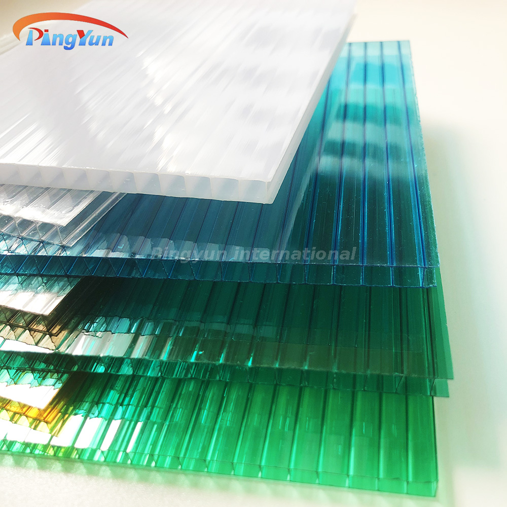 Green Scratch Resistant Polycarbonate sheet For Greenhouse