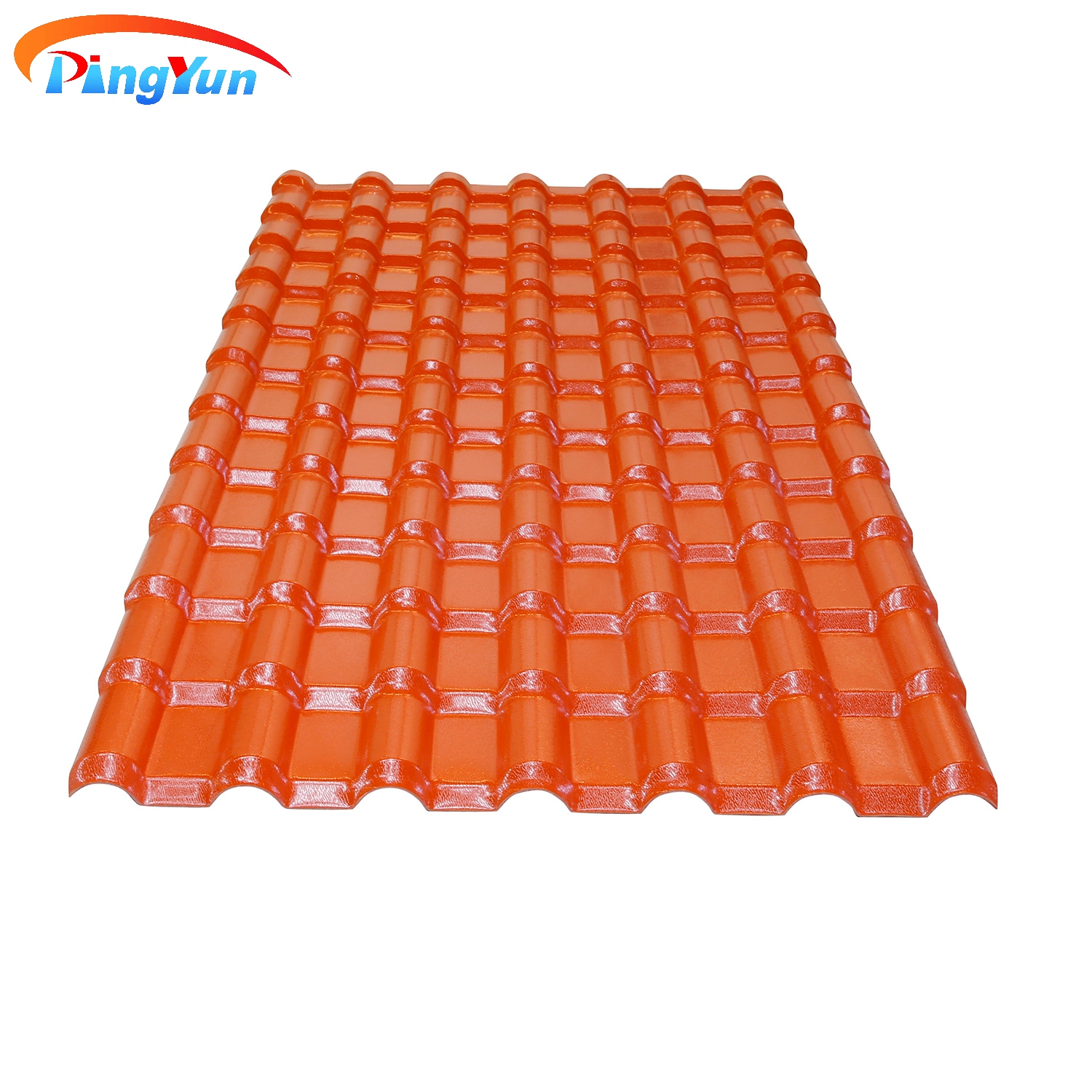 Ecuador popular Hot Sell high quality Spanish Style ASA PVC Synthetic Resin Roof Tile for Villa