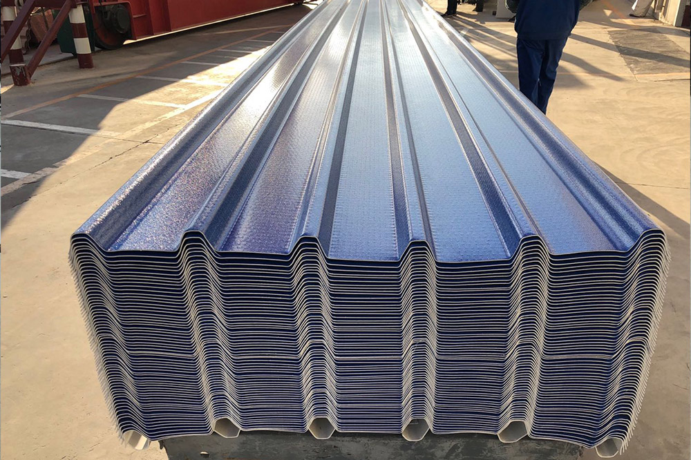 Residential House Green Anti-corrosive PVC Roof Tile