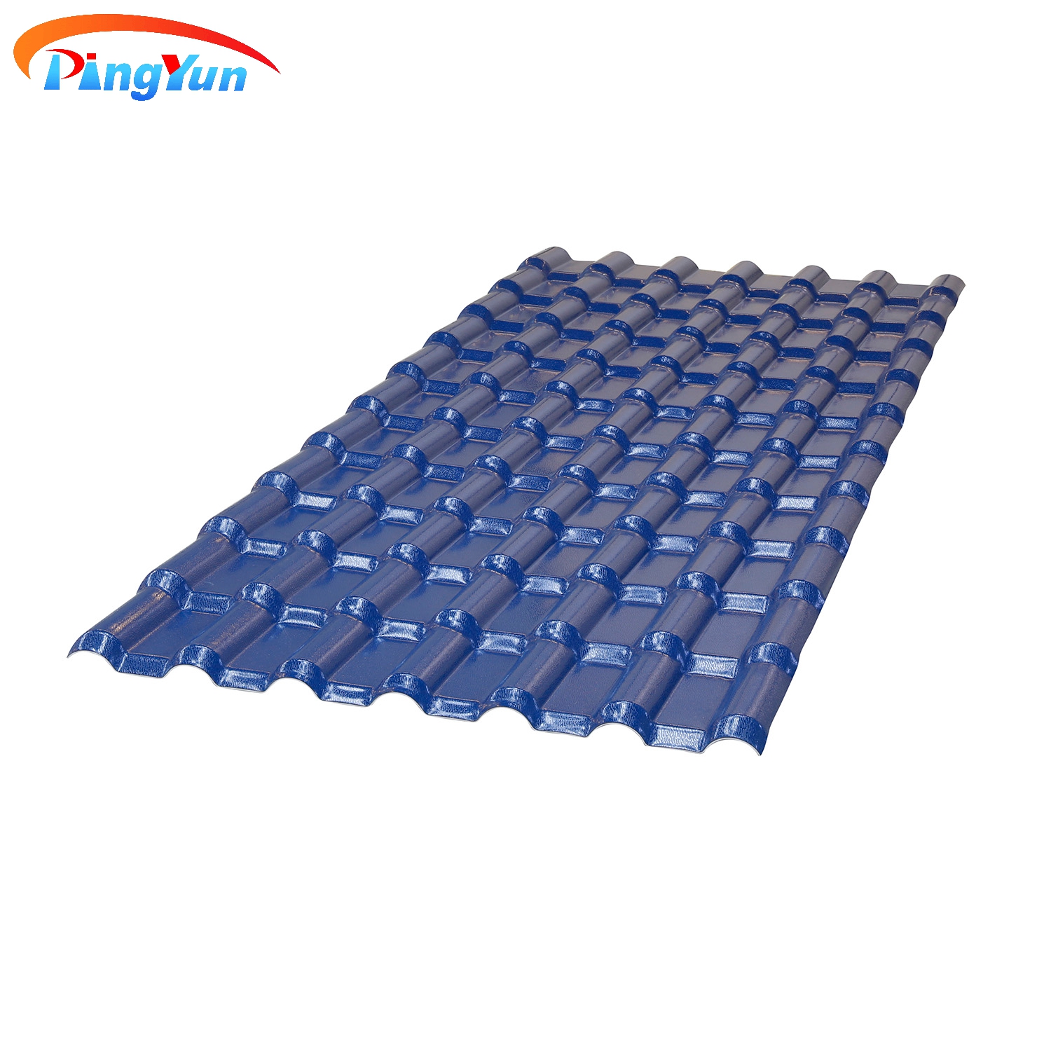 Pavillion Blue Heat Insulation PVC Roof Tile