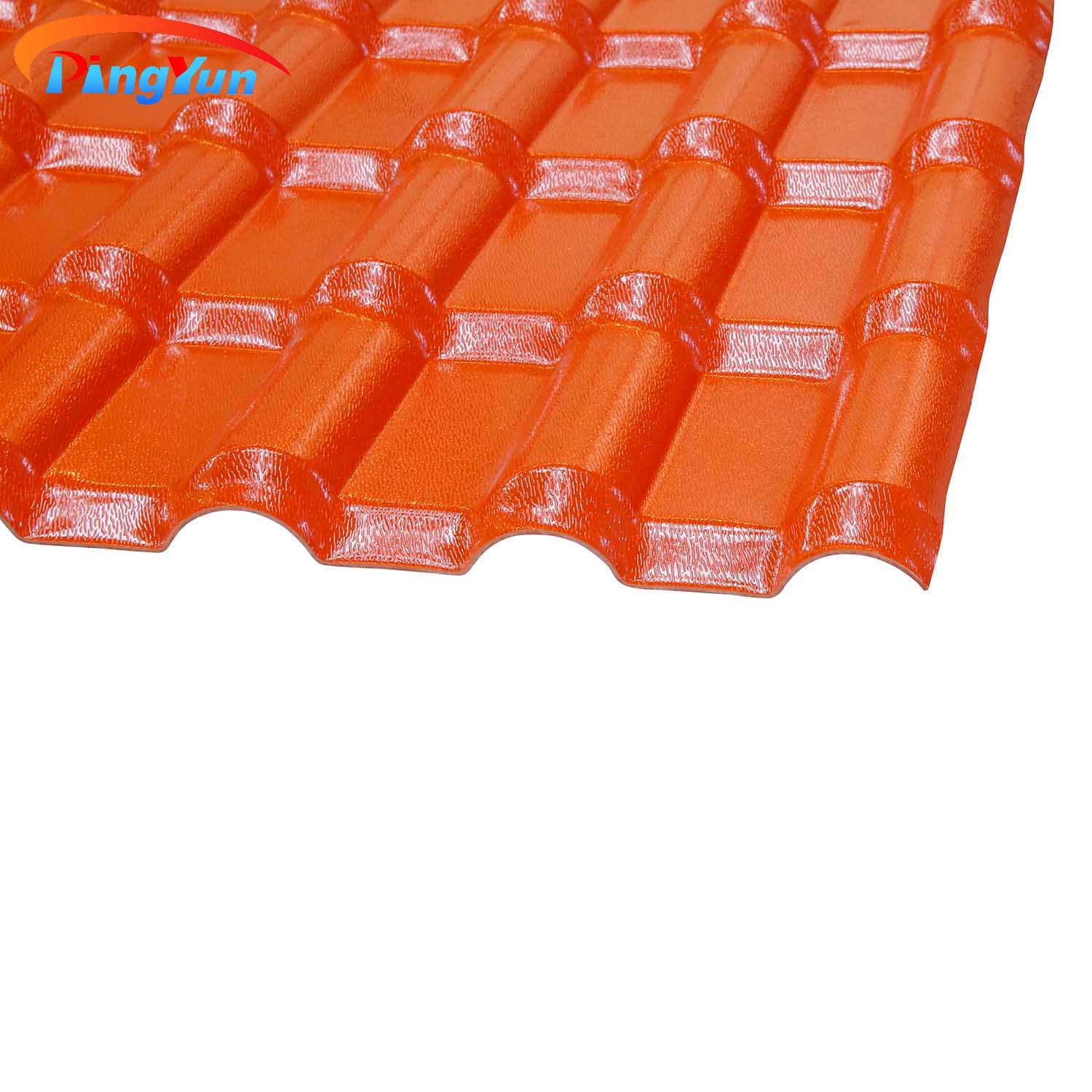 Residential House Brown Standard PVC Roof Tile