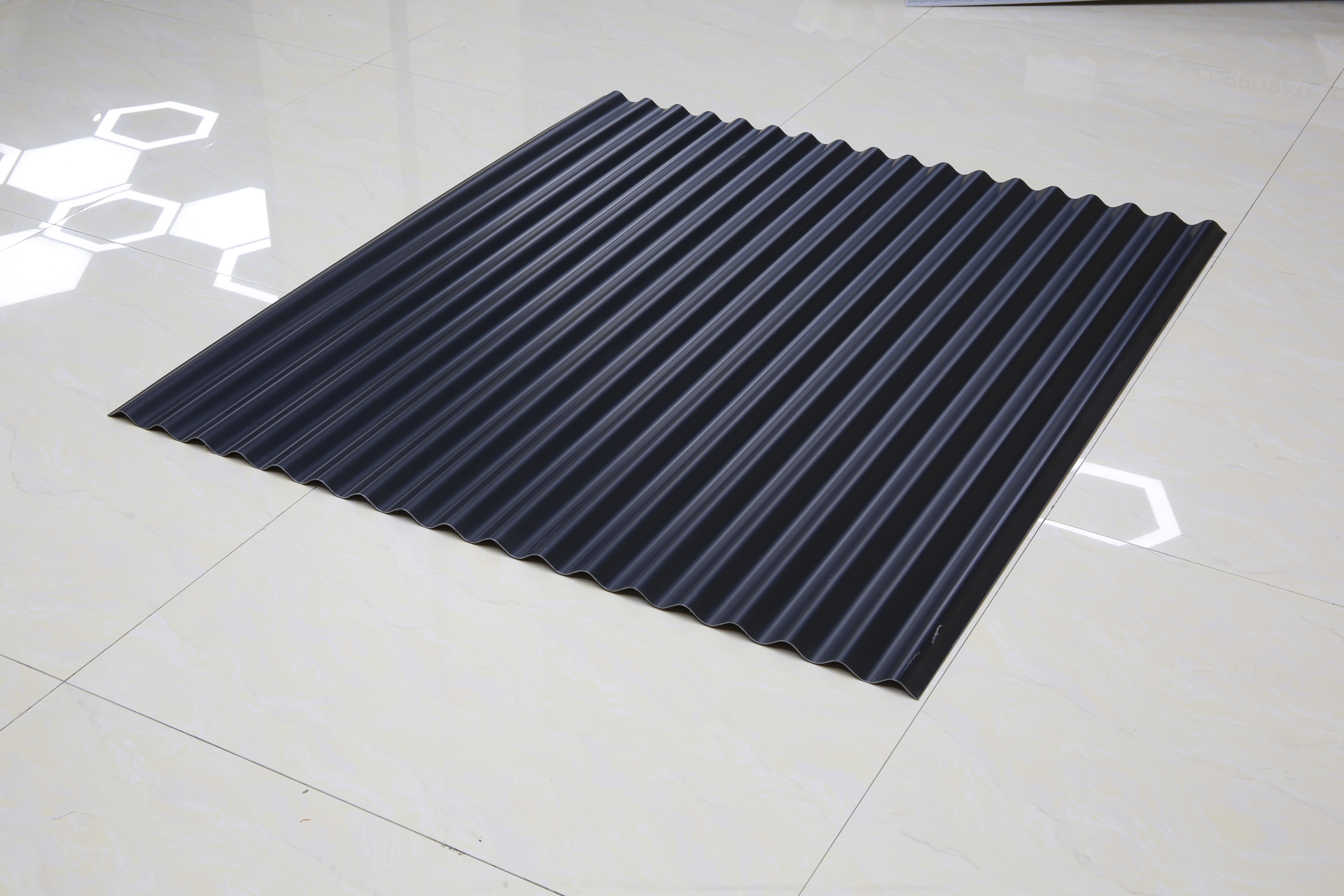 Color stable techos de pvc Mexico popular pvc roof tiles small wave upvc plastic roof sheet for warehouse
