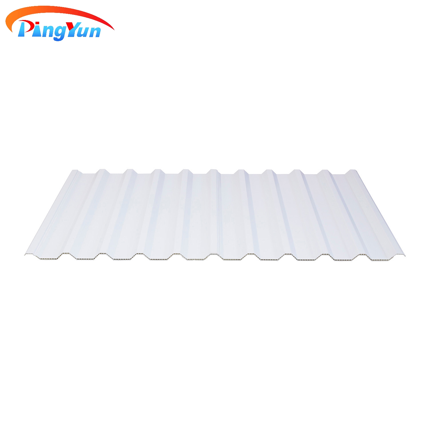 Heat Insulation Twin Walls Pvc Roof Sheet Hollow Roof Tile for Poultry Livestock Shed