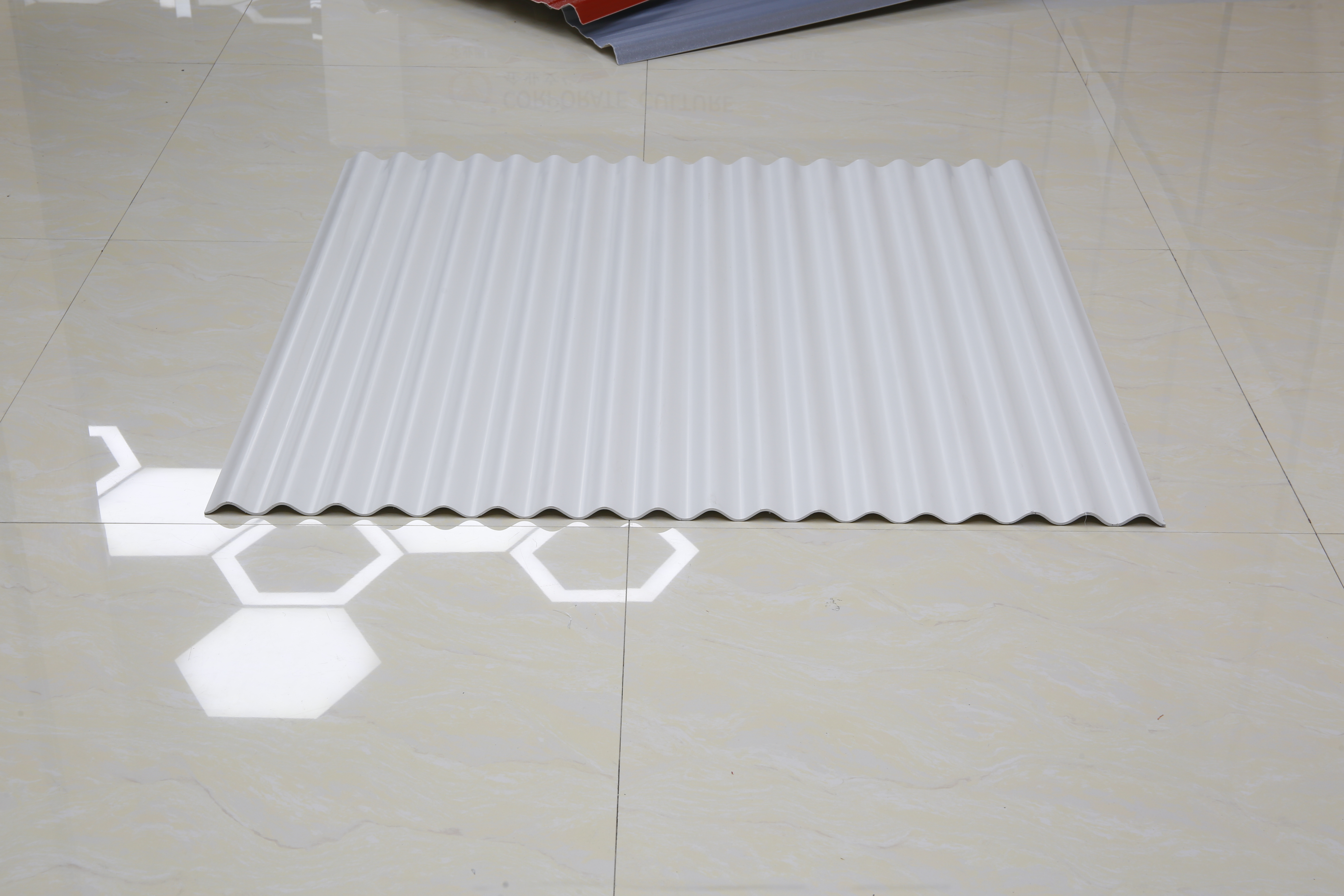 Hot sale good sound proof wave pvc plastic roof tile asa upvc roof sheet for wall cladding