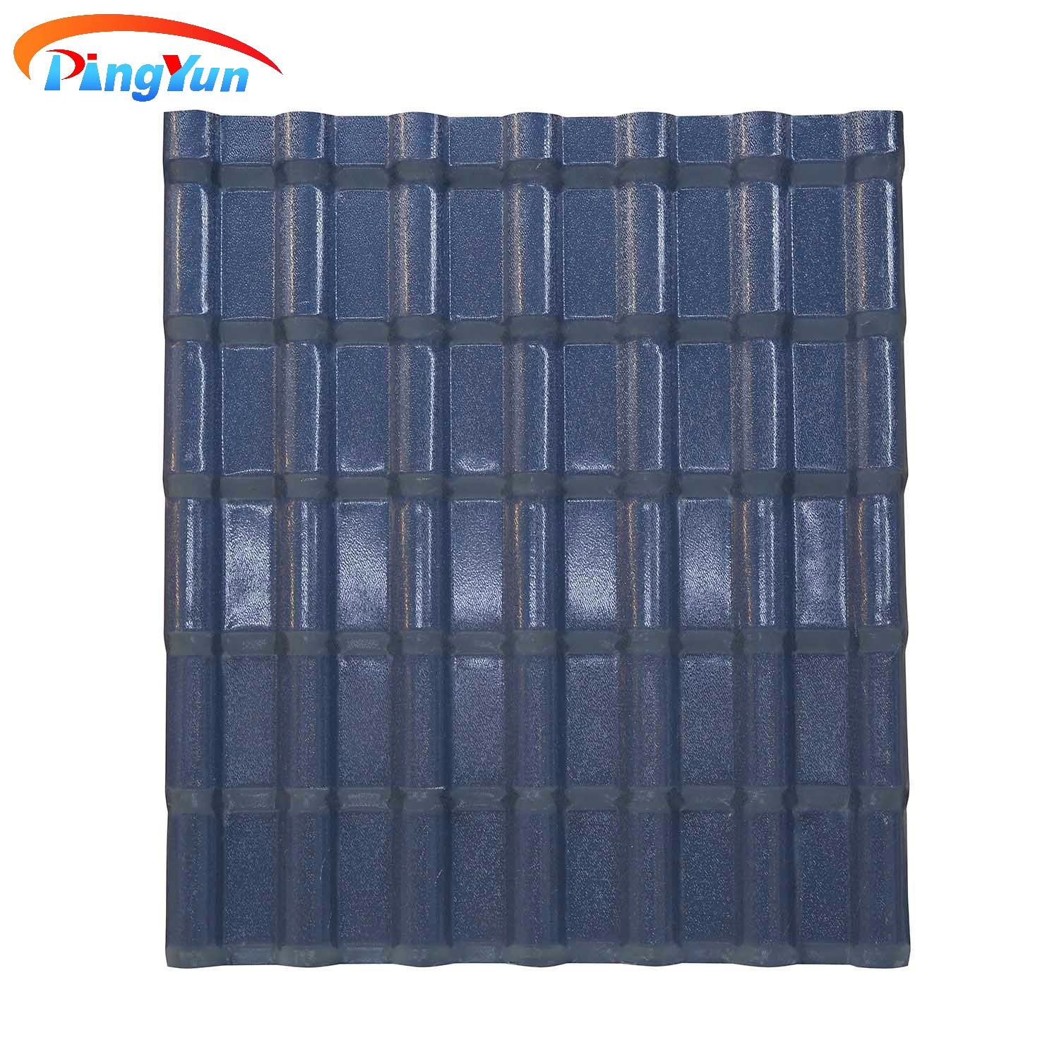 Colombia teja colonial pvc Spanish synthetic resin pvc roof tile asa pvc plastic roof sheet for residential house