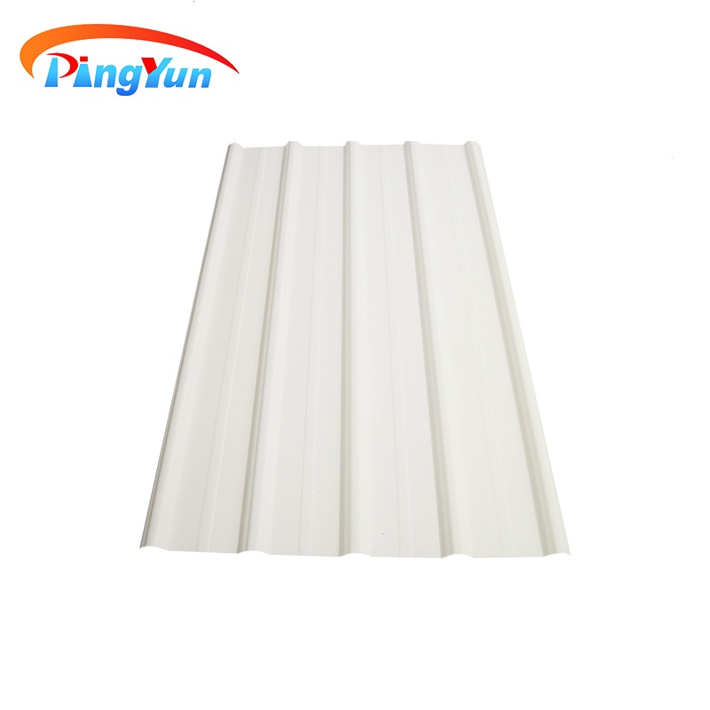 Chinese economy high wave pvc roof sheet pvc plastic roof tile for poultry house