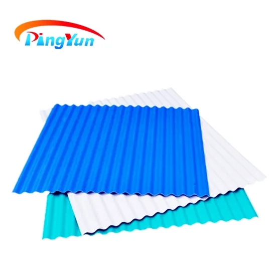 Teja Termoacustica UPVC Aislamiento Térmico PVC Corrugated Roofing Sheet for Industrial House Roof