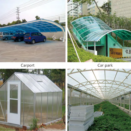 Embossed Sheet Uv Coating Polycarbonate Sheet For Greenhouse